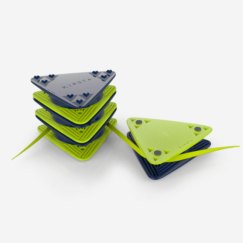 Essential Pitch Marker Yellow and Blue Decathlon