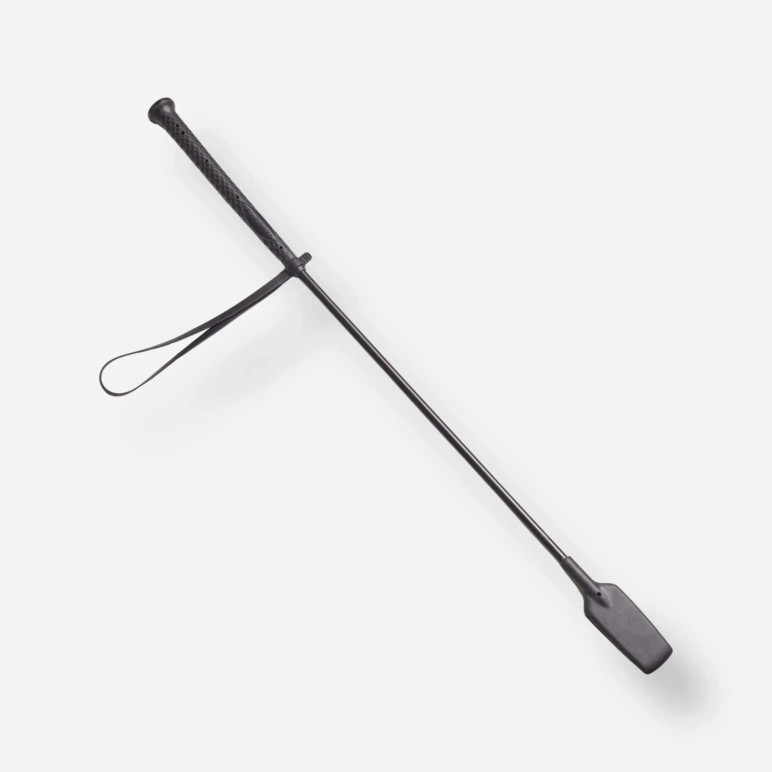 Horse Riding Crop 500 58 cm - Black -  1