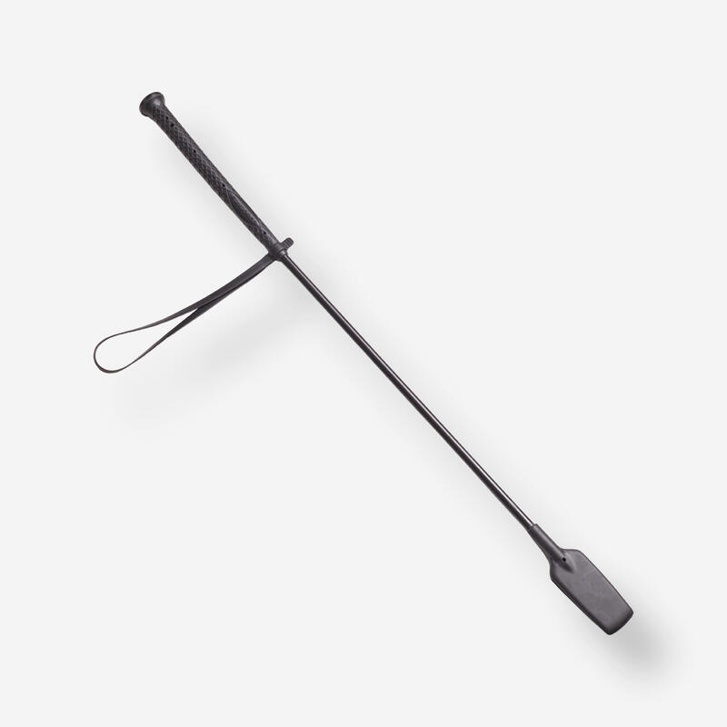 Horse Riding Crop 500 58 cm Black Decathlon