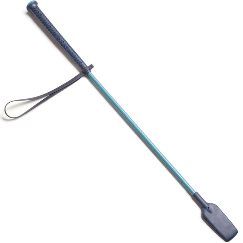 FOUGANZA 500 Horse Riding Crop 58 cm Blue/Grey Decathlon
