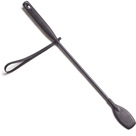 140 Horse Riding Crop 49 cm - Black/Grey