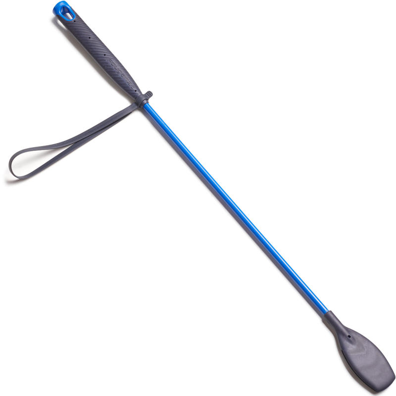 Cravache équitation 140 UNI bleu électrique et marine - 23" Cravache équitation 140 UNI bleu électrique et marine - 23"