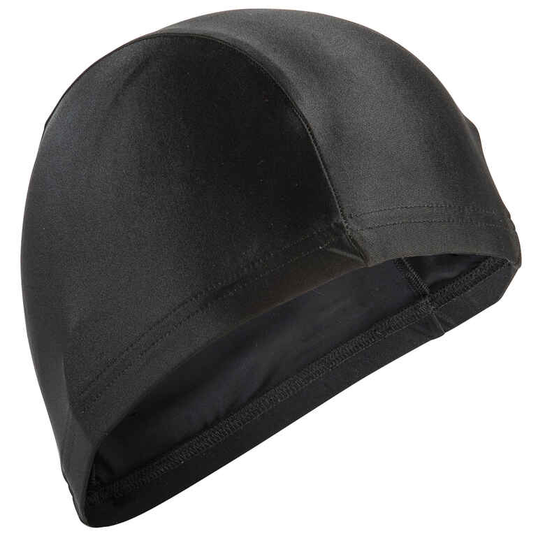 Gorro de natación de tela en tallas S y L Nabaiji 100 negro - Decathlon