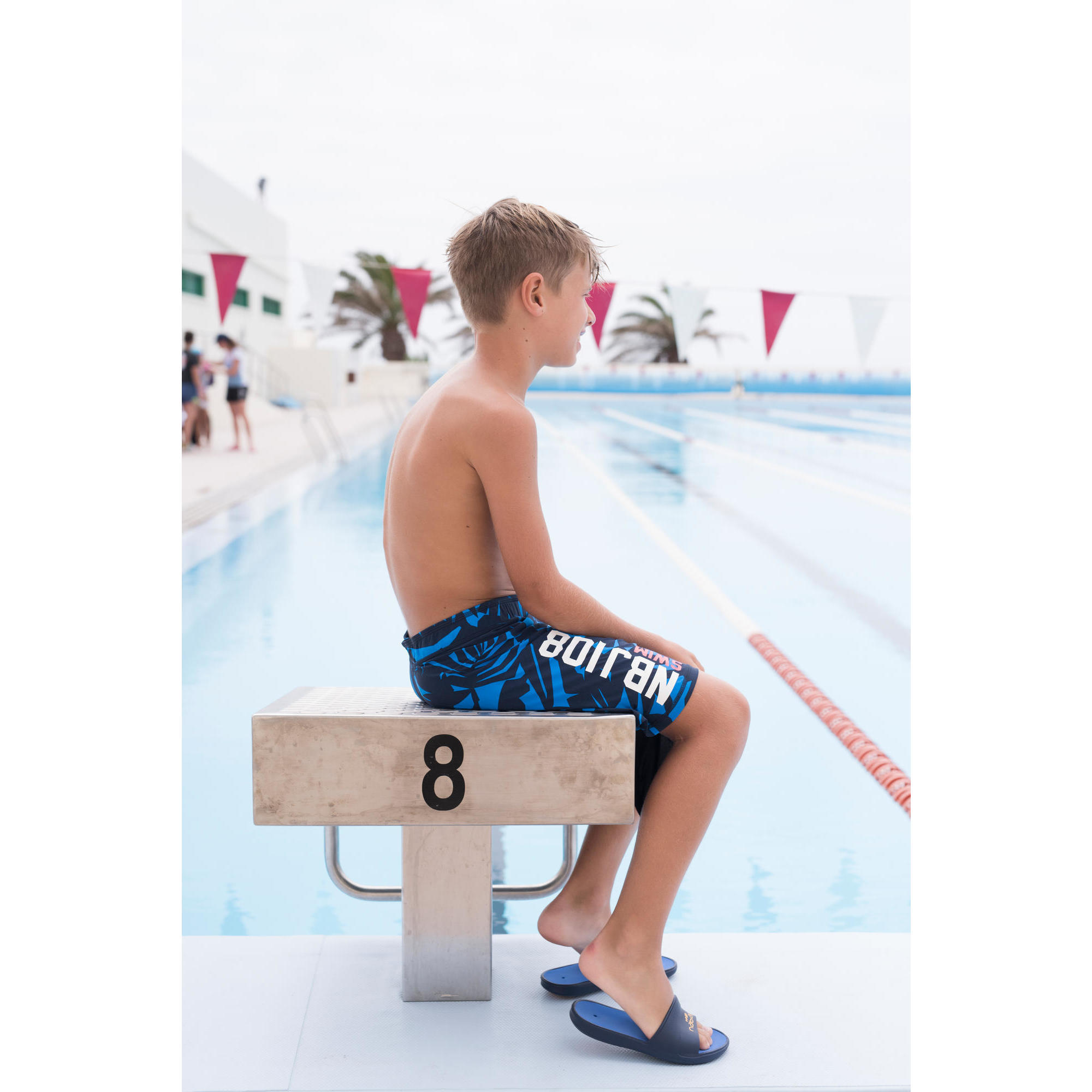 boys long swim shorts