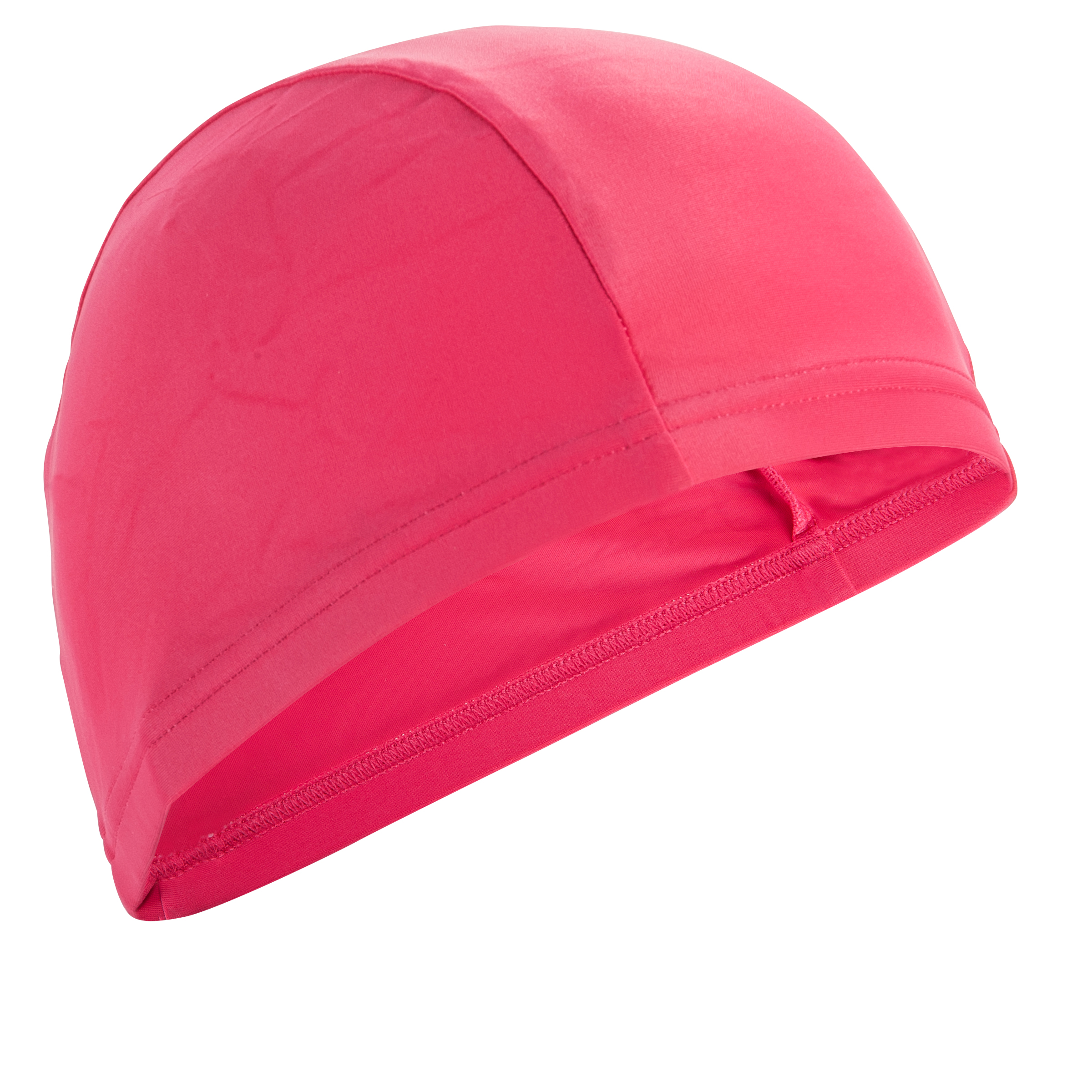 Bonnet de Bain en Maille - Tissu Uni - Rose pour les clubs et