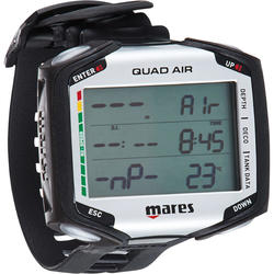 Quad Air dive computer black grey