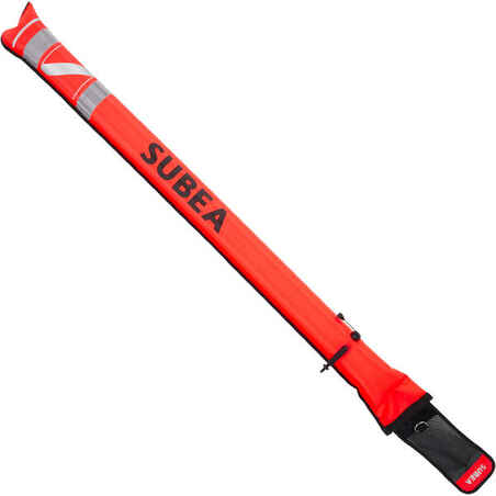 SCD diving surface marker buoy with valve - Orange