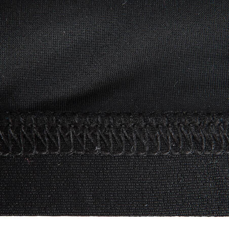 Bonnet de Bain en Maille - Tissu Uni - Noir