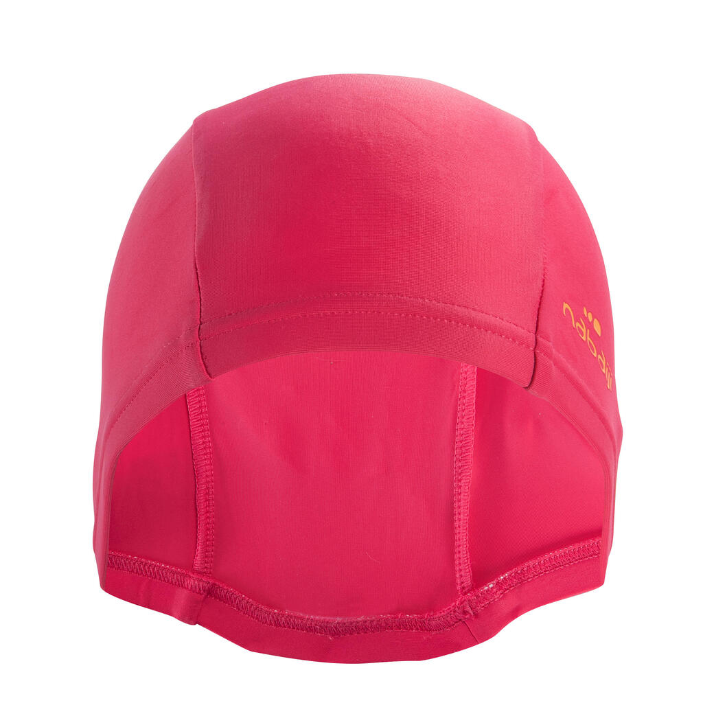 Bonnet de Bain en Maille - Tissu Uni - Rose