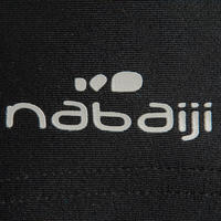 Nabaiji Bonnet de bain en tissu maille noir taille S et L by decathlon -  Prix pas cher