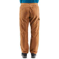 Men's NH100 country walking trousers - Hazelnut