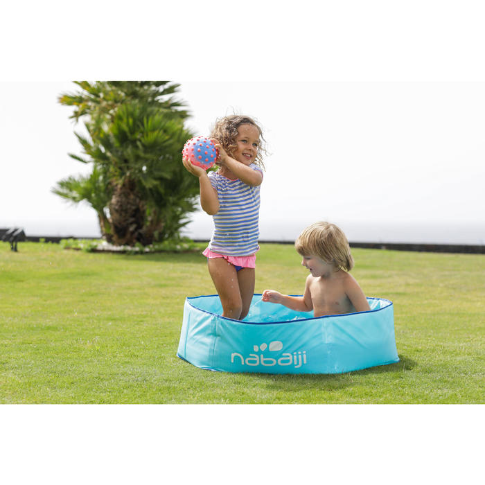 Petite piscine enfant TIDIPOOL bleue avec sac de transport étanche