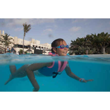 Chaleco natación Niños 25-35 KG espuma azul verde