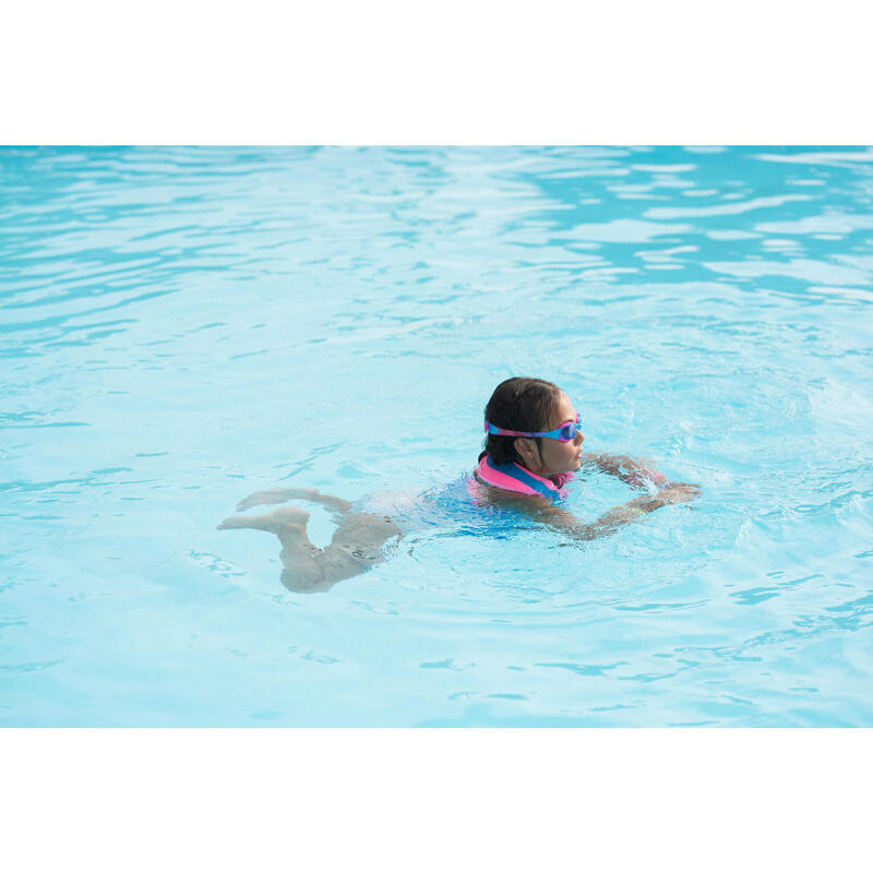 Zwemvest voor kinderen SWIMVEST+ blauw/roze 25-35 kg