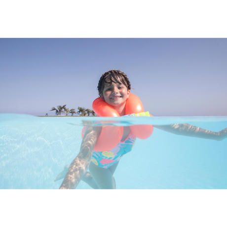 NECKVEST Inflatable Swim Vest - Orange | Nabaiji