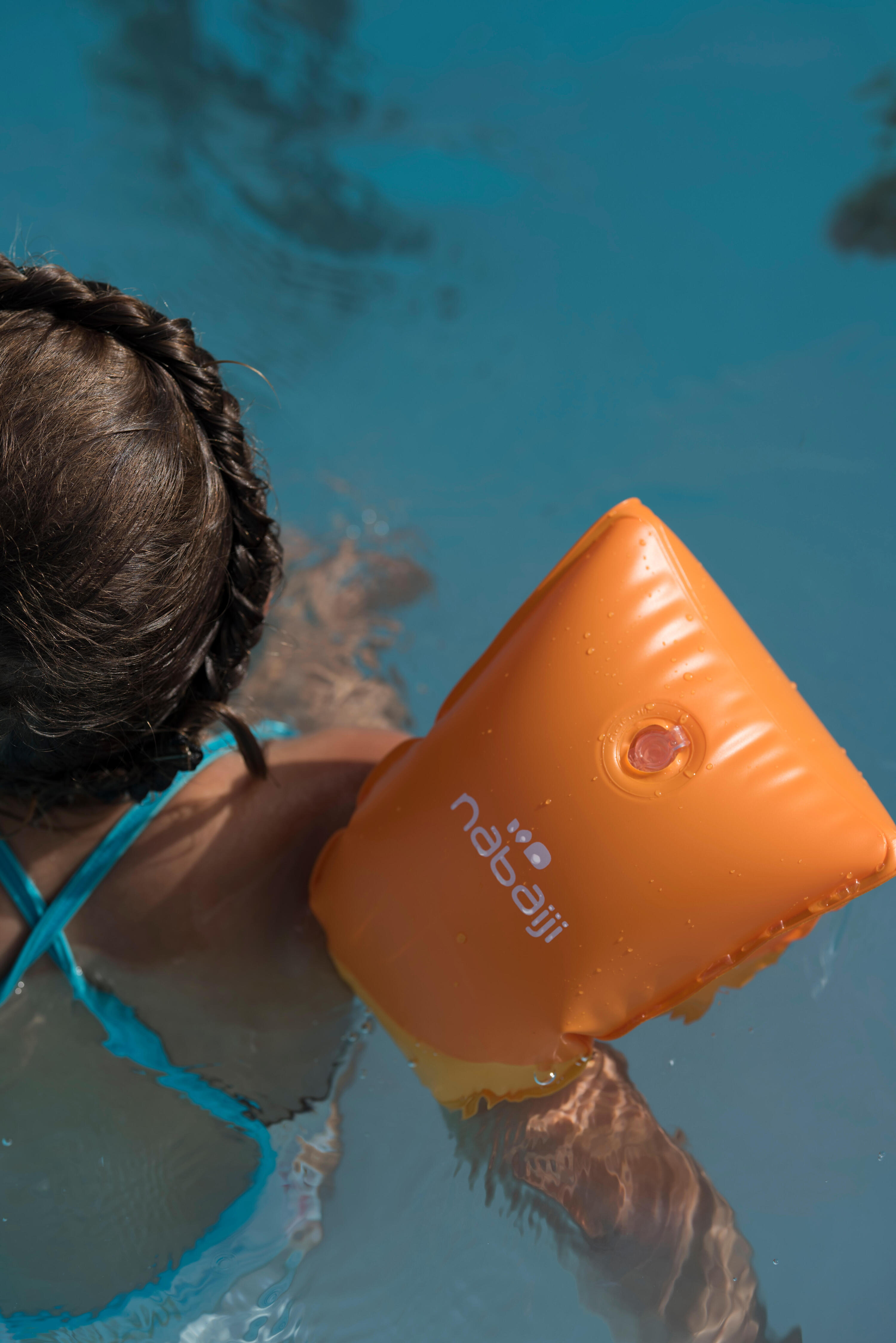 Manguitos piscina Niños Bebés 11-30 Kg naranja 8/8