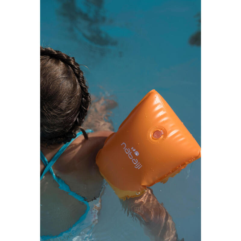Manguitos piscina Niños Bebés 11-30 Kg naranja