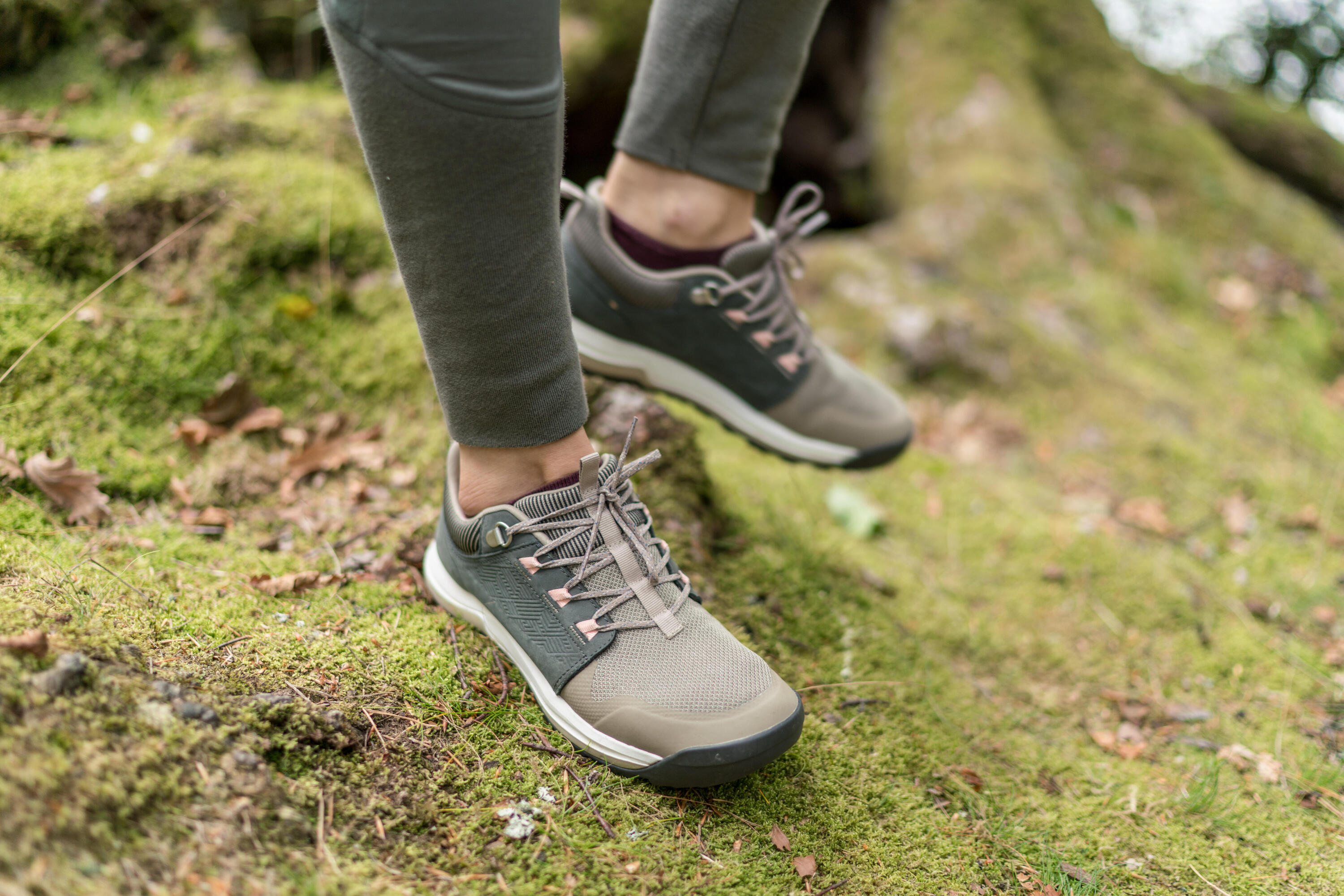 Chaussures de randonnée en cuir - nh500 - femme 10/13