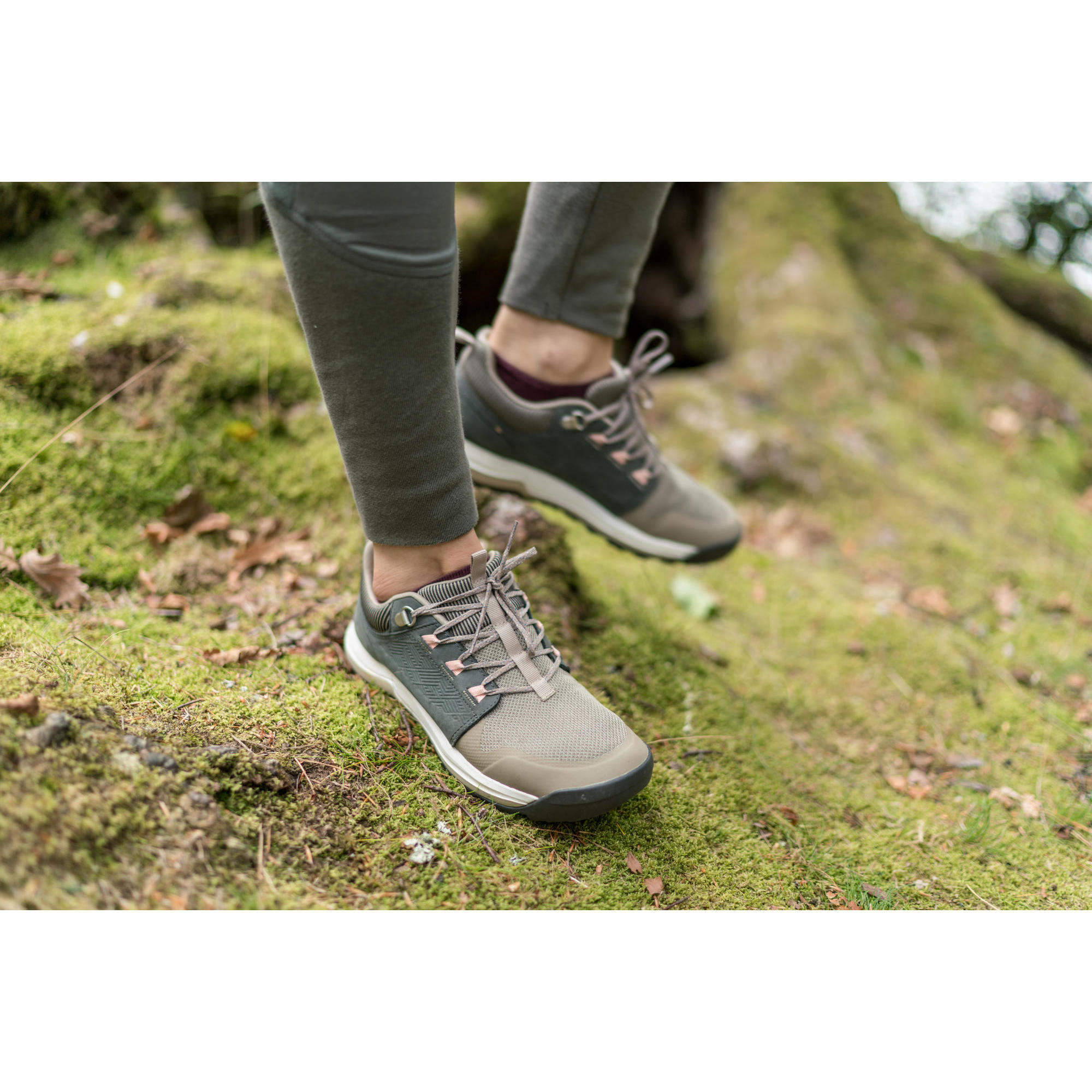 Leather hiking boots - NH500 - Ladies