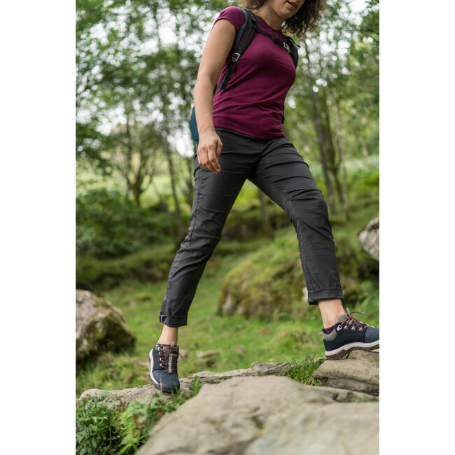 Women's Hiking Pants NH500 (Regular Fit) Grey