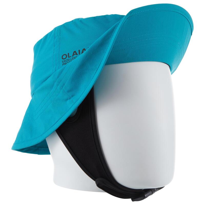 Hut mit UV-Schutz Surfen Kinder blau