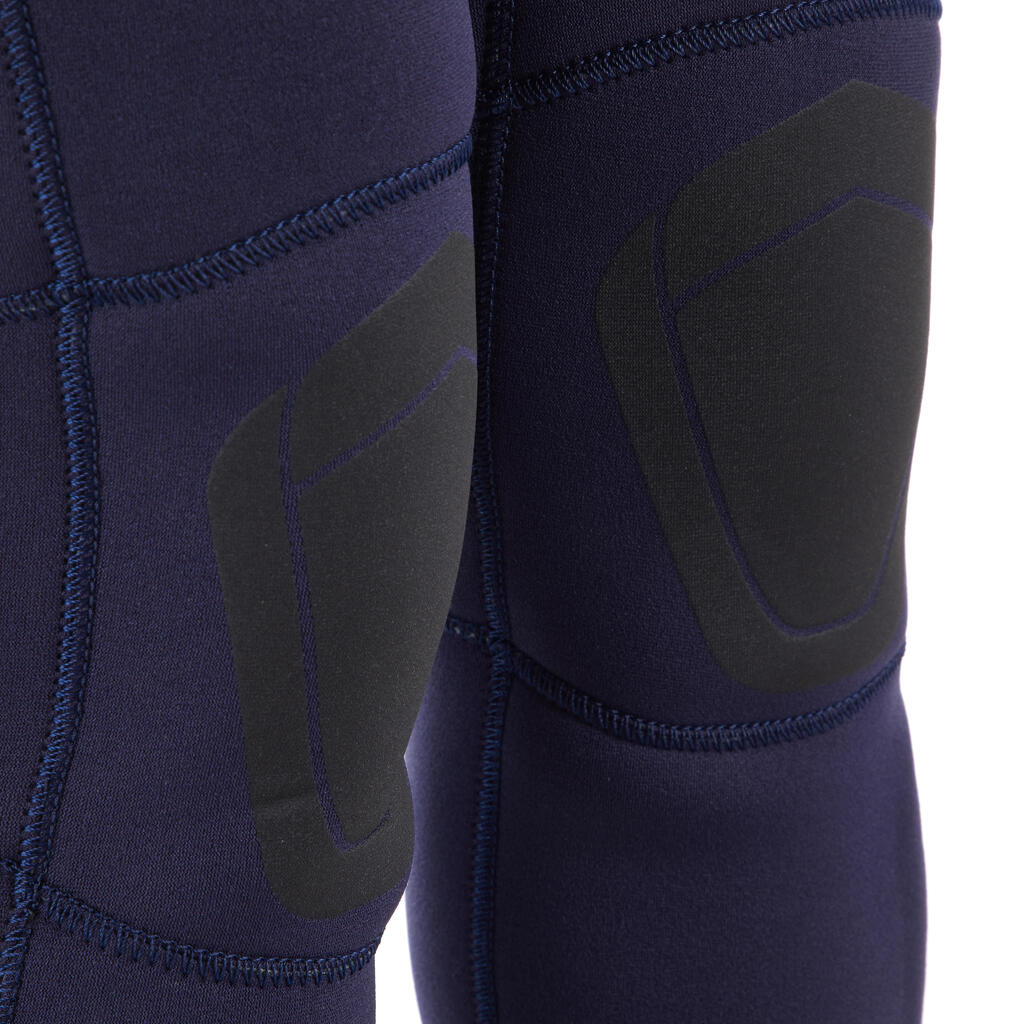 Traje de neopreno de surf para niños Olaian SWS 100 azul oscuro