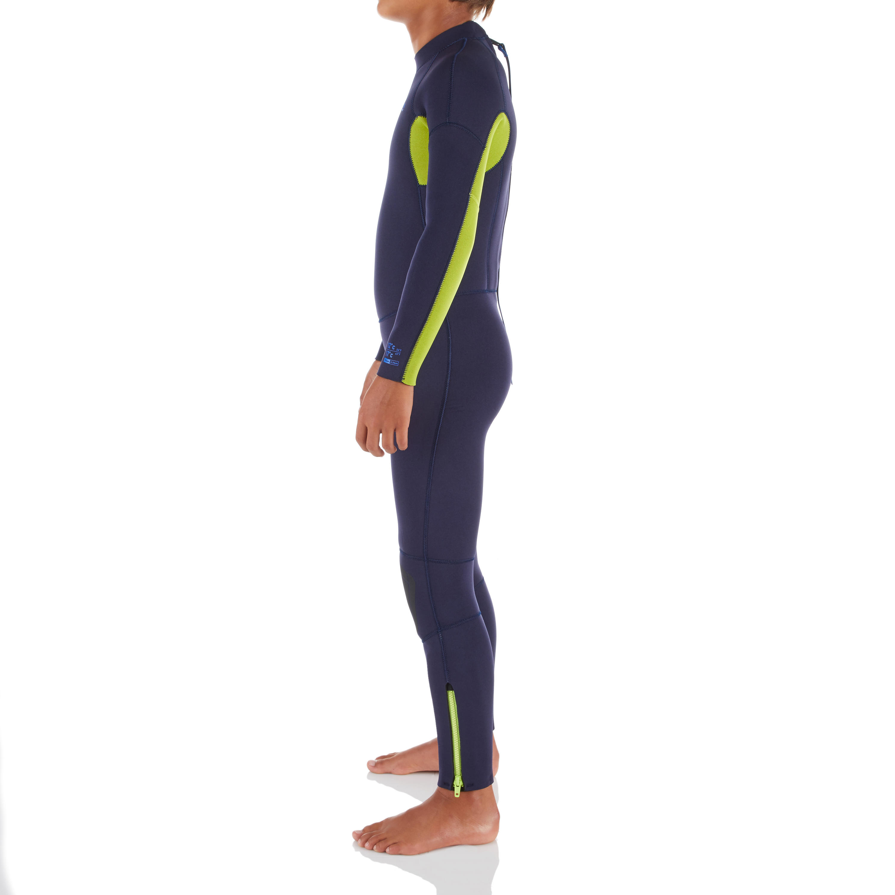 Kids' 4/3 mm Surfing Wetsuit - 100 - OLAIAN