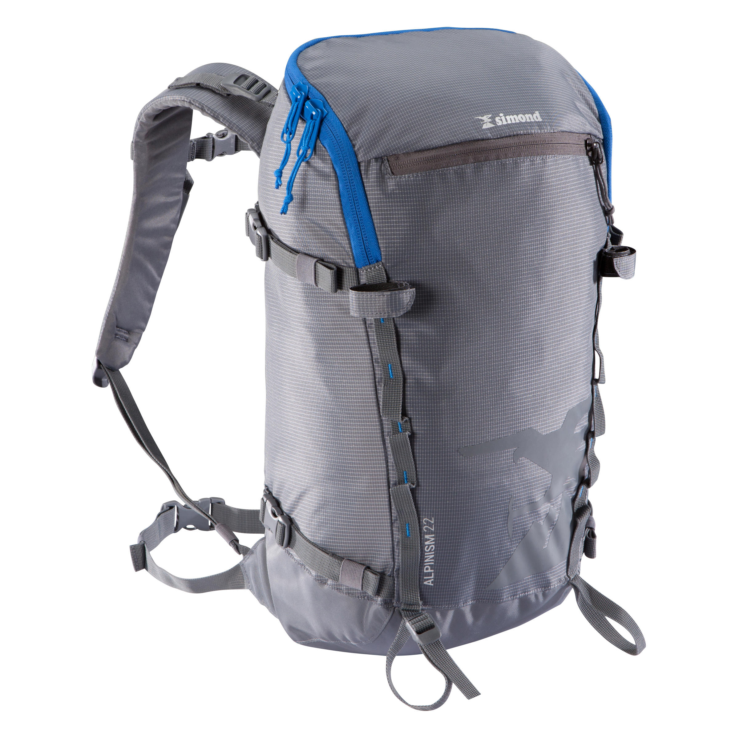 SIMOND Mountaineering Backpack 22 Litres - Alpinism 22 Grey