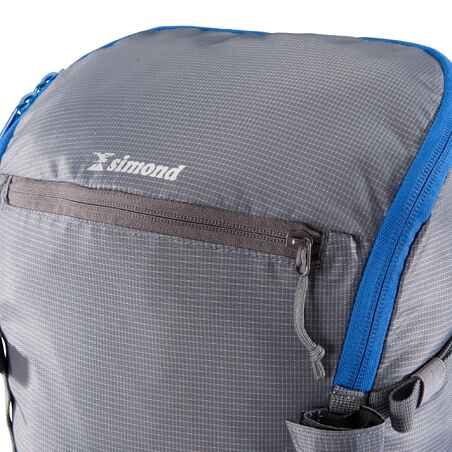 Mountaineering Backpack 22 Litres - Alpinism 22 Grey