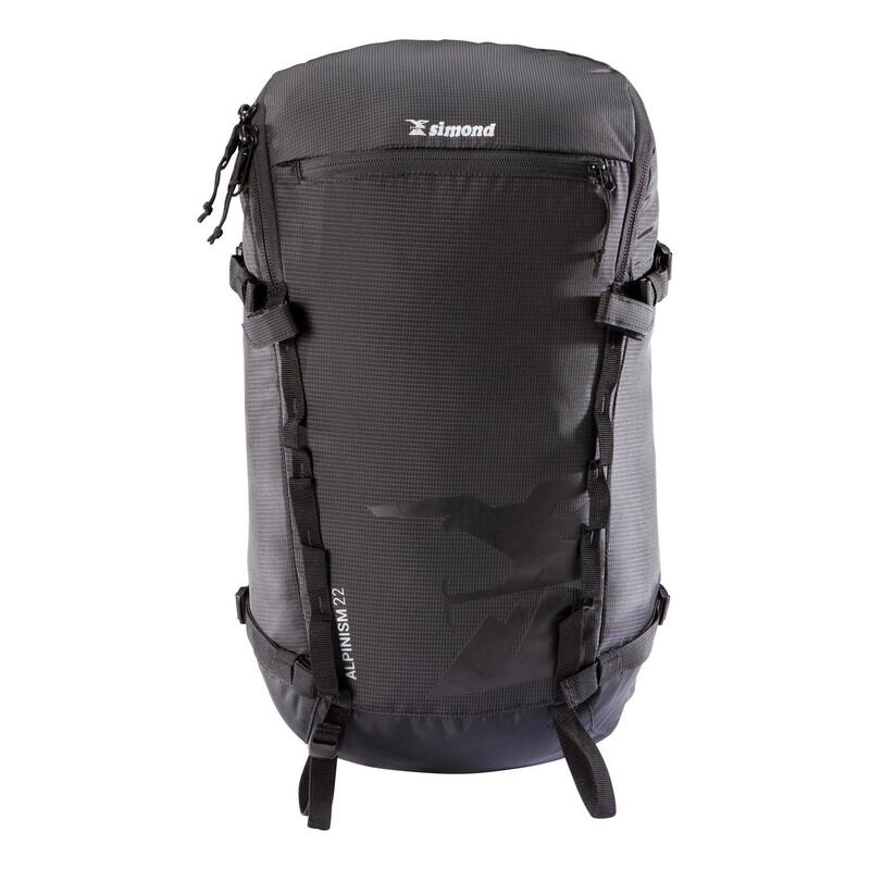 Tırmanış Sırt Çantası - 22 Litre - Siyah - Alpinism