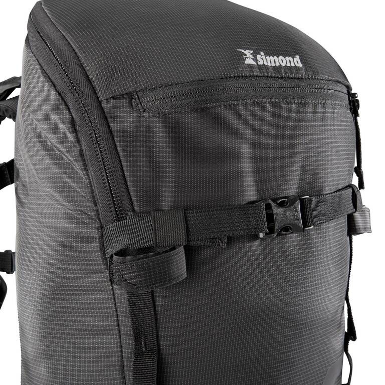 Mountaineering Backpack 22 Litres - Alpinism 22 Black