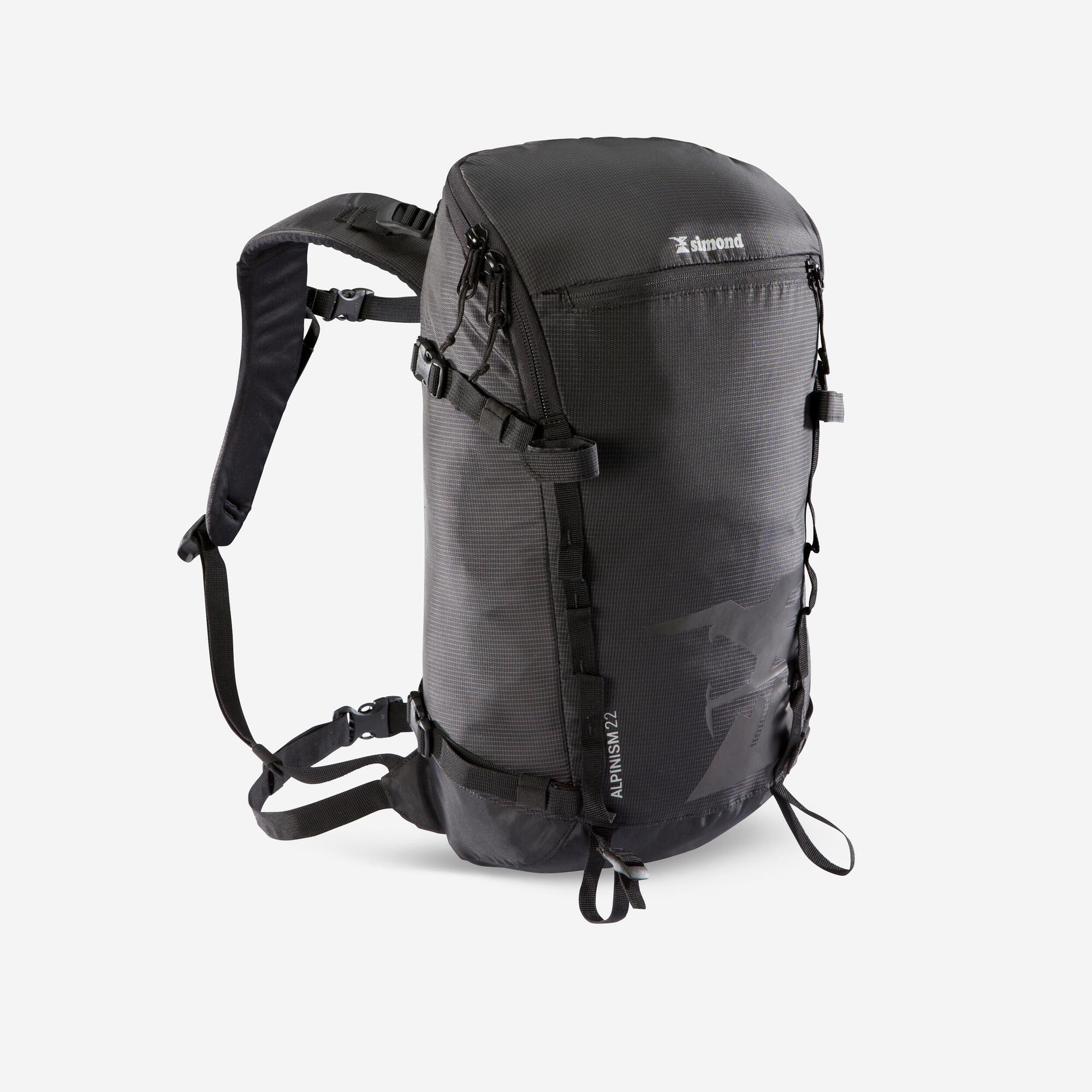 Mountaineering Backpack 22 Litres Alpinism 22 Black Simond