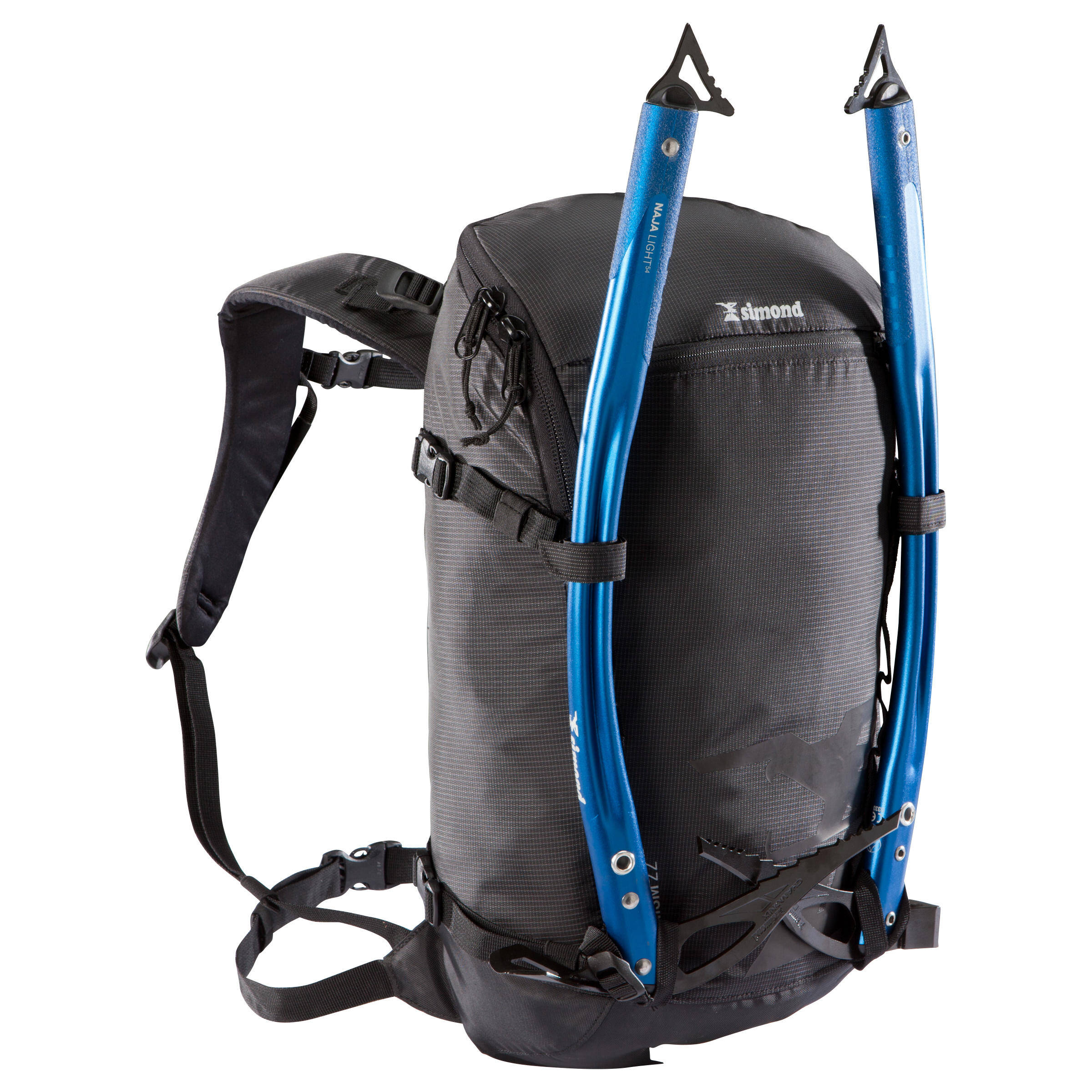 Mountaineering Backpack 22 Litres - Alpinism 22 Black -  3