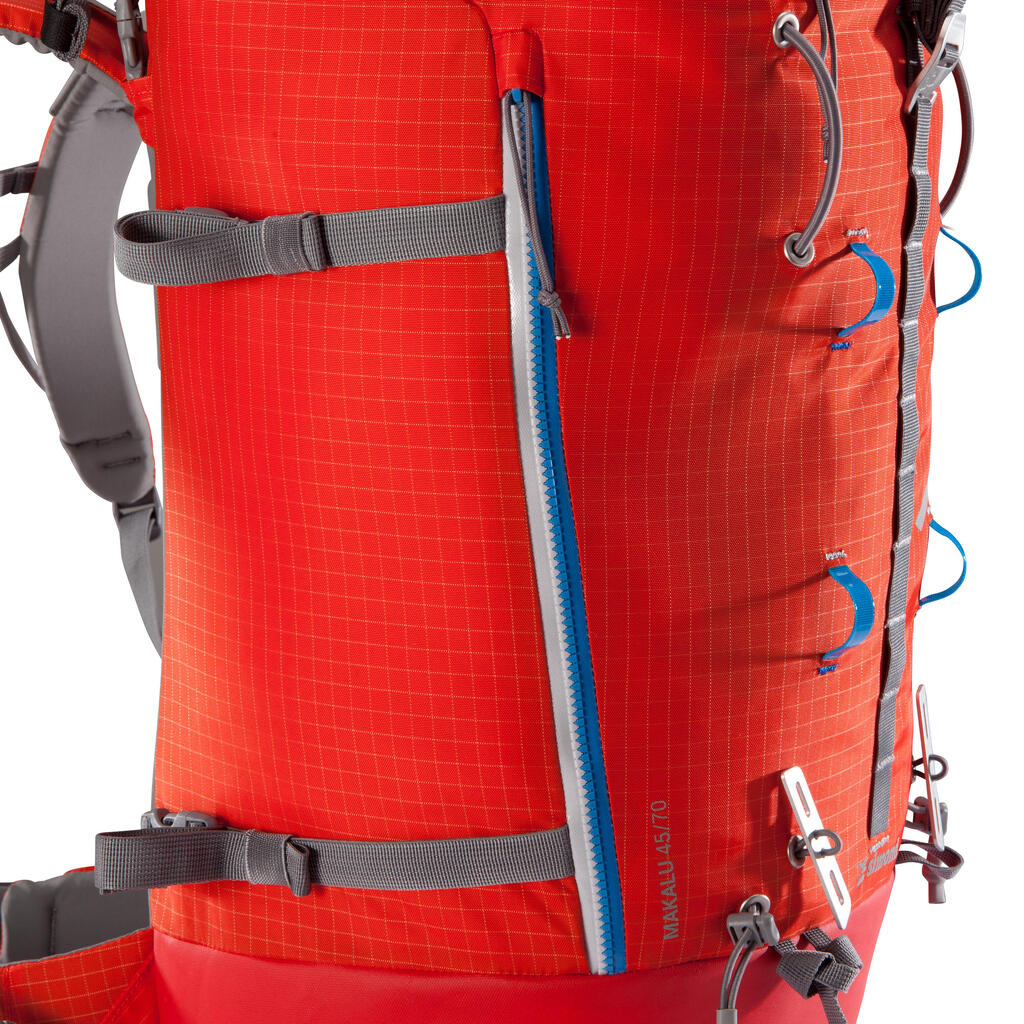 Mountaineering Backpack 70 Litres - Makalu 45/70 Red