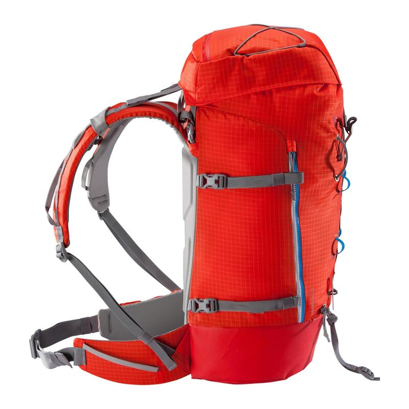 Rugzak voor alpinisme van 70 liter Makalu 45/70 rood