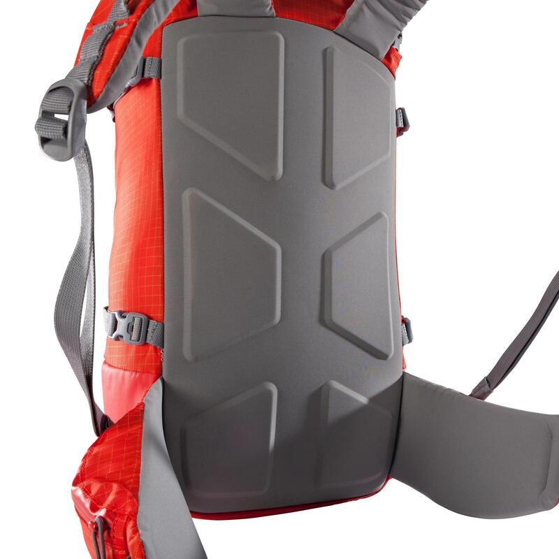 Trekkingrugzak - Backpack voor alpinisme van 70 liter Makalu 45/70 rood
