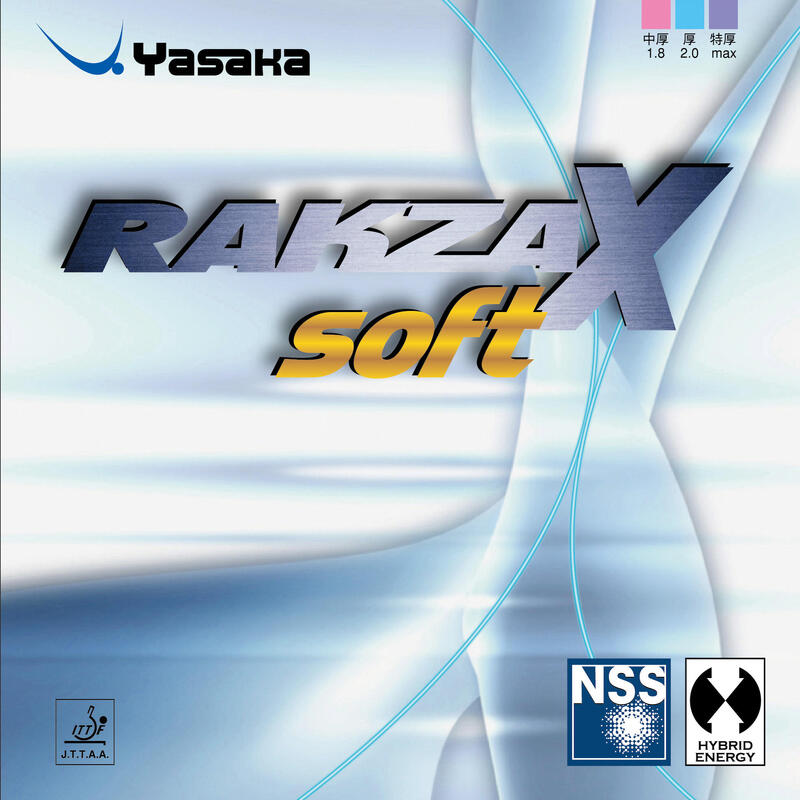 Rubber voor tafeltennisbat Rakza X Soft