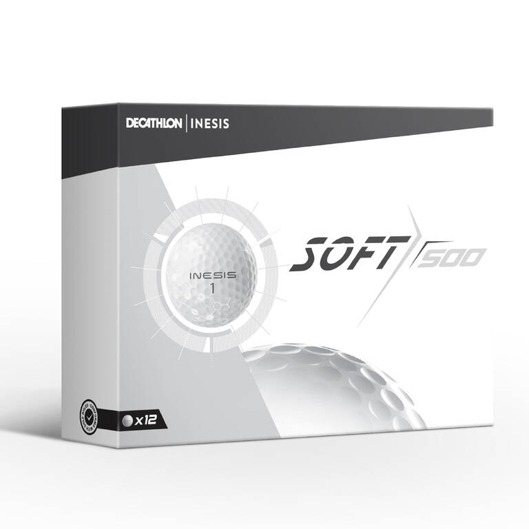 Soft 500 Golf Ball x12 - White