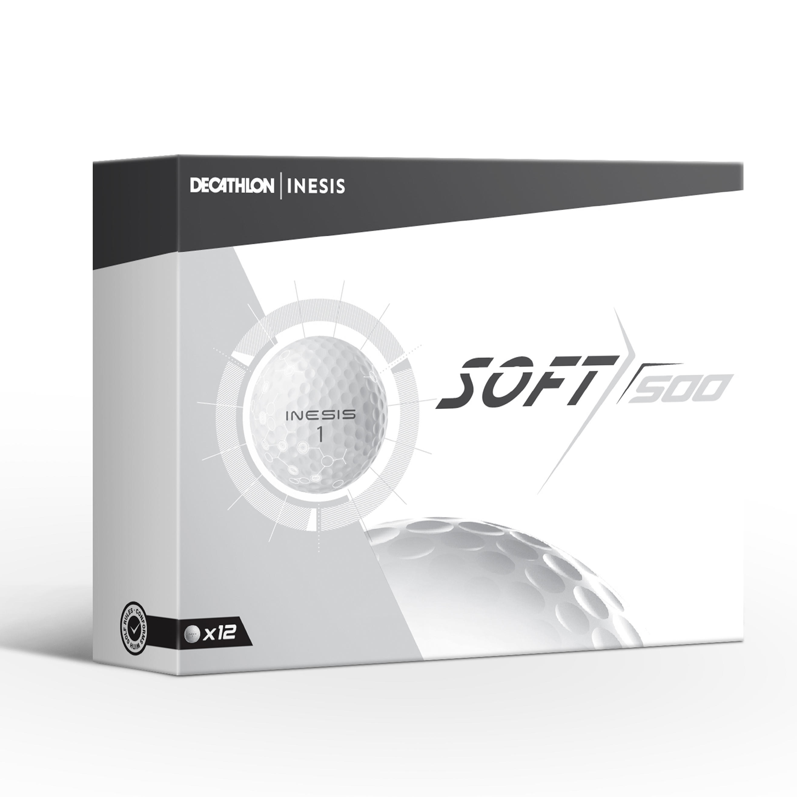 Soft 500 Golf Ball x12 - Matt INESIS 