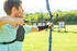 Archery Armguard Long Club 700 Red and Black