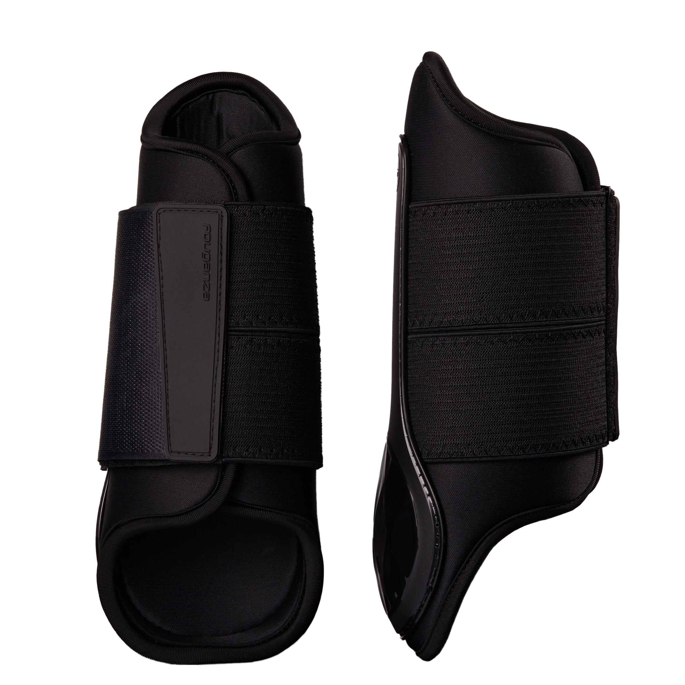 Horse and Pony closed riding gaiters - Poly 500 black x2