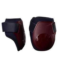 Protège-boulets cheval 500 JUMP bordeaux