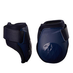 500 Jump Fetlock Boots for Horse - Navy
