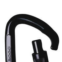 SCREWGATE CARABINER 3000 - BLACK