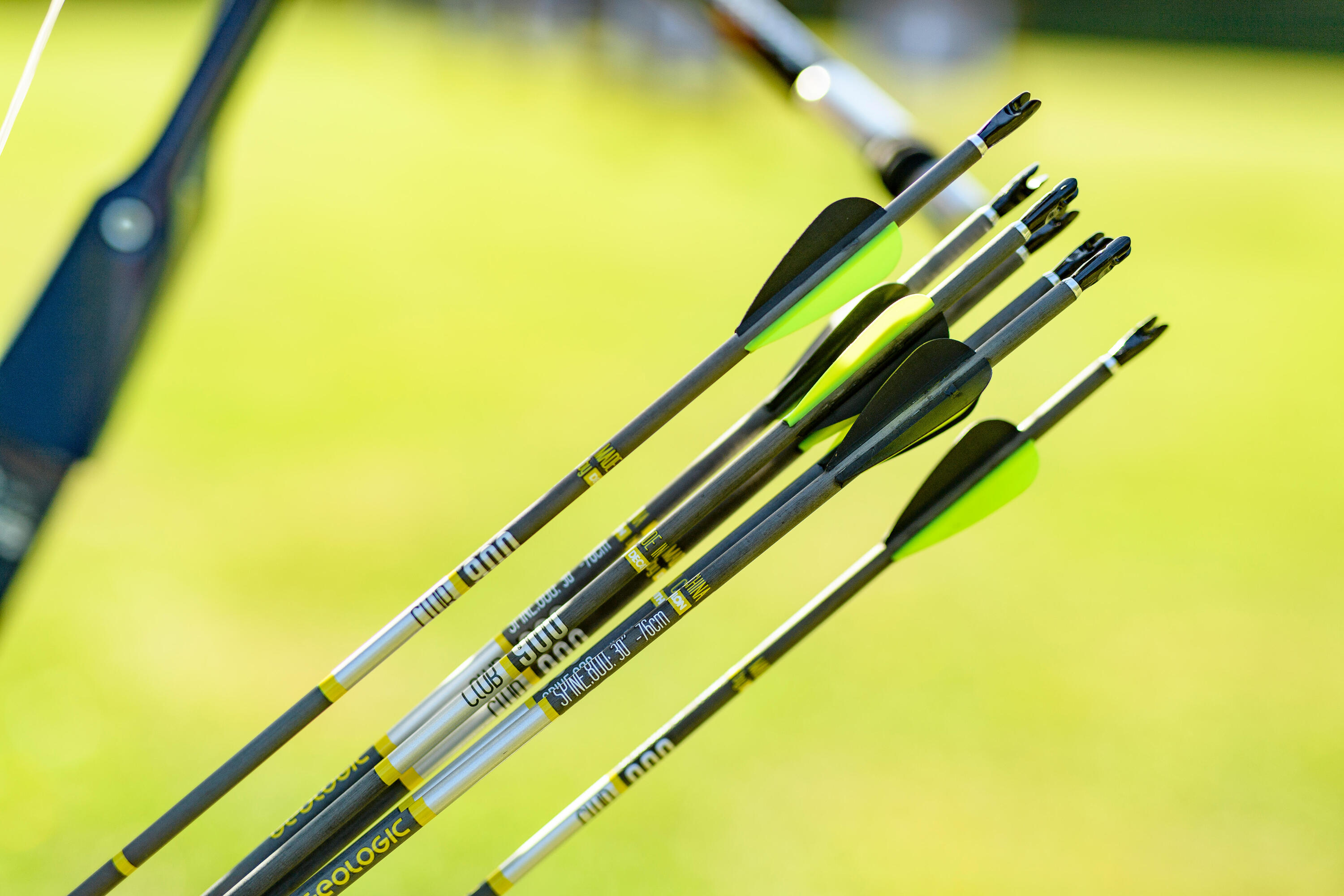 Flèches De Tir à L’arc Carbone – Spine 350 à 1000 – ID 4,2 Mm – Ailettes – Pour Arc Classique Et Longbow
