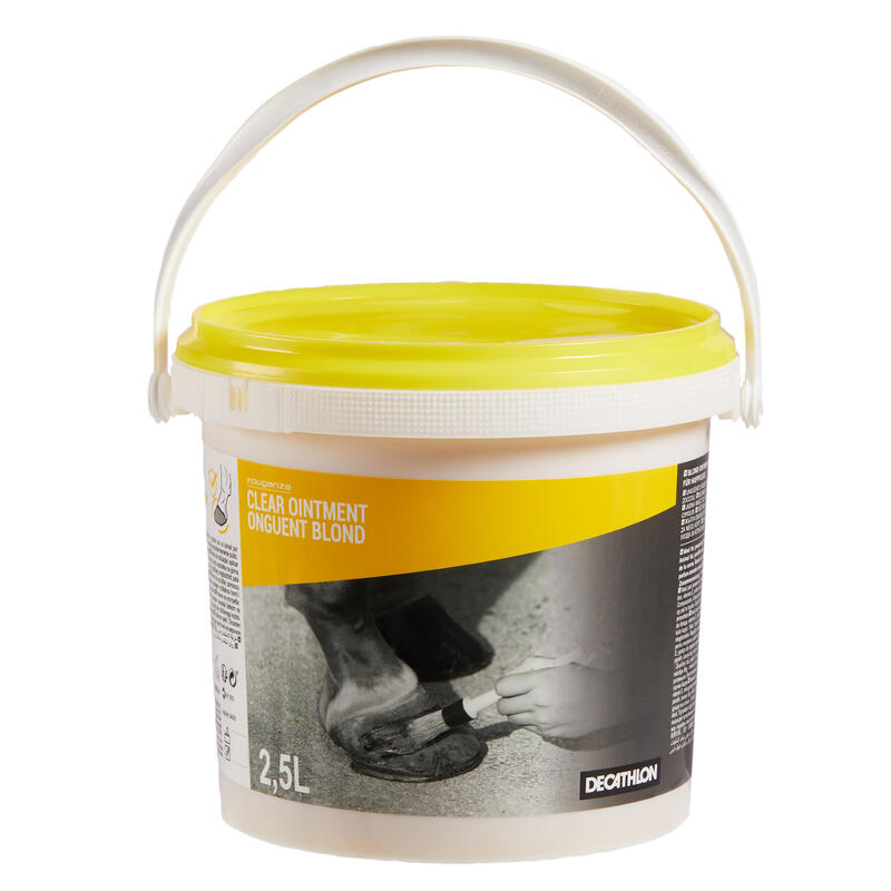 Graisse pour sabots équitation cheval et poney ONGUENT ENTRETIEN blond 2,5 L