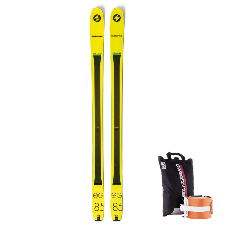 SKIALPINISTICKÉ LYŽE ZERO G 85 + STOUPACÍ PÁSY