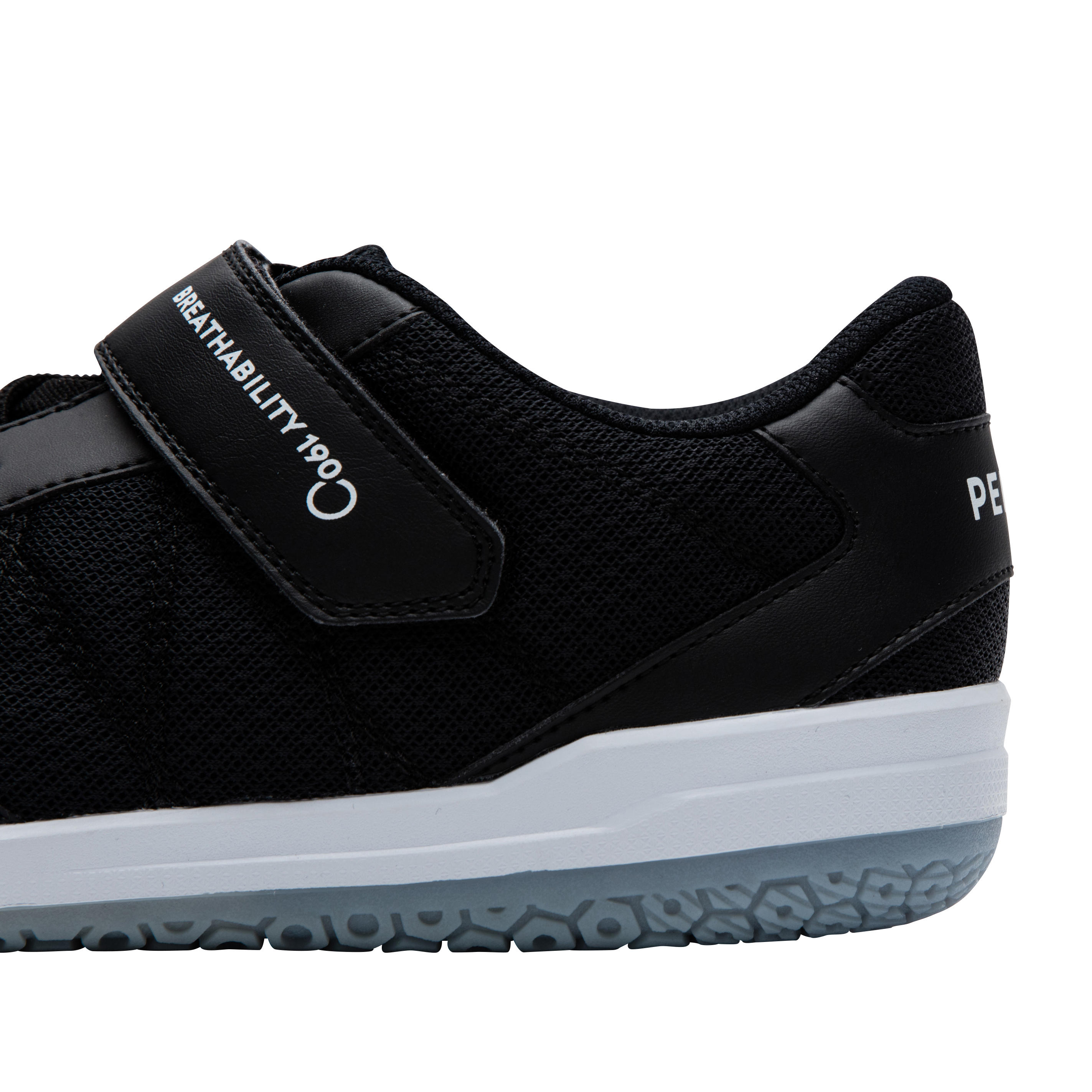 

Men Badminton Shoes Bs 190 Strap Black -  By PERFLY | Decathlon