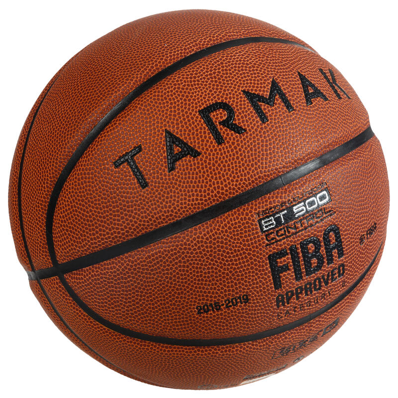 Ballon de basket BT500 taille 6 marron Fiba