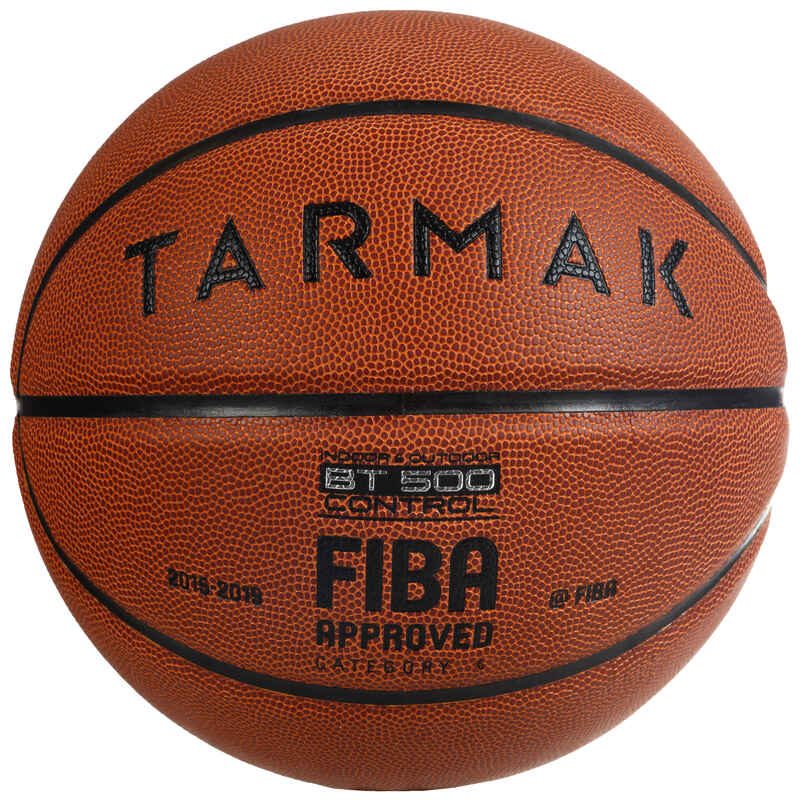 Basketball BT500 FIBA Größe 6 braun 